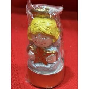 Vintage Christmas Angel Candle New in Packaging 3.5"
